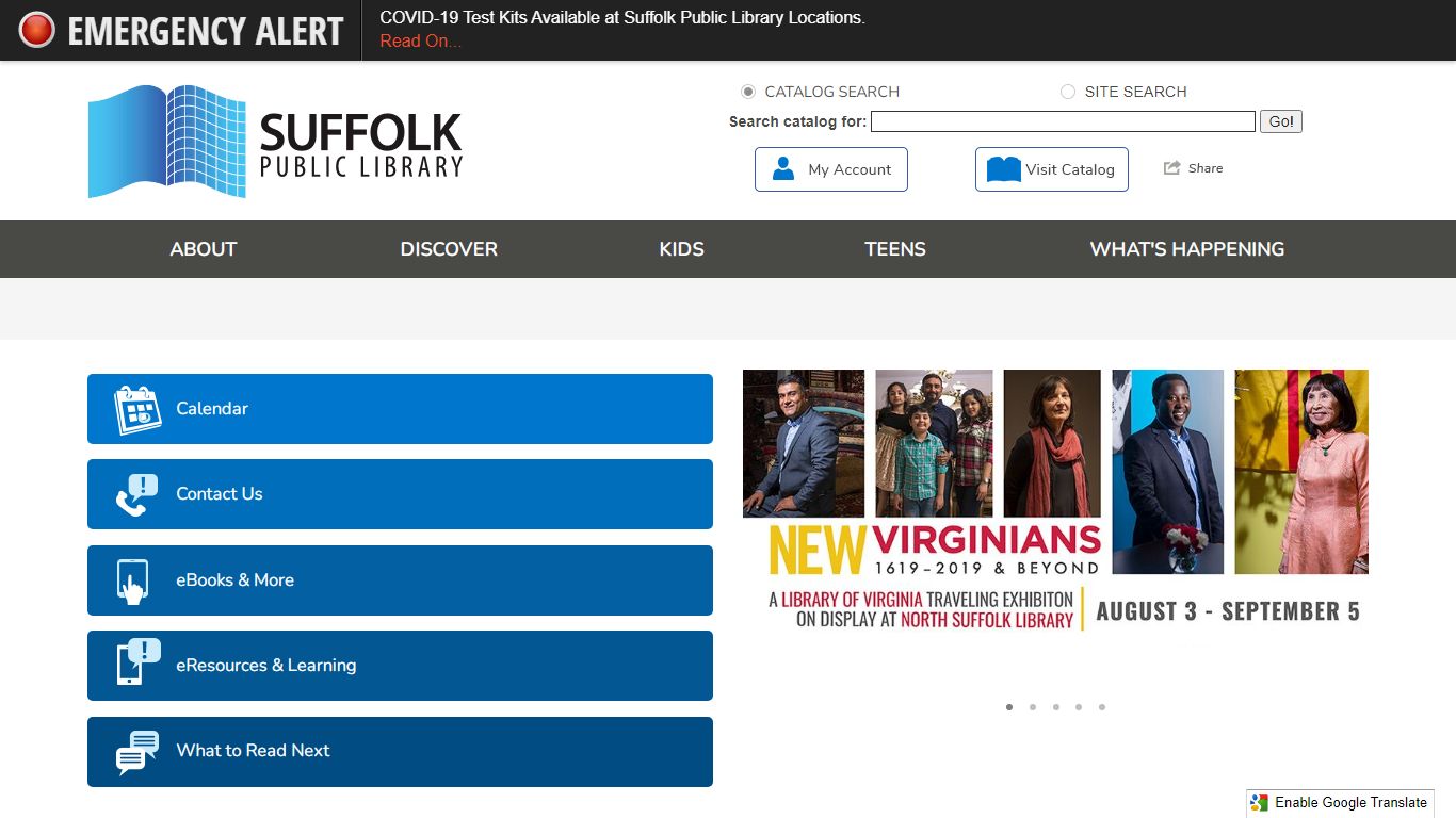 Suffolk Library, VA | Official Website